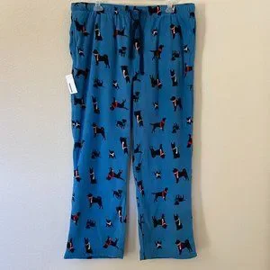 Sonoma Pants Sonoma Men Xxl Pajama Bottoms Fleeces Dog Print Lab Frenchie Blue Holiday New Poshmark